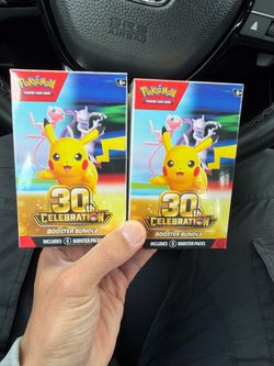 Pokemon 30th celebration booster bundles