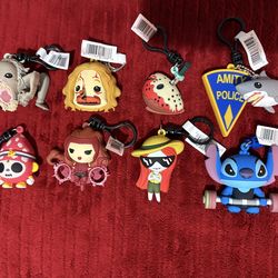 Exclusive Chase Figural Bag Clips/Key Chains Various
