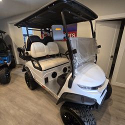 2025 Voyager Patriot 4-Passenger Lifted 72-Volt Street Legal LSV Golf Cart