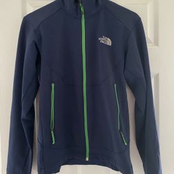 The North Face Men’s Dolomiti Full Zip Fleece Jacket Size S/P Colors Blue/ Green 