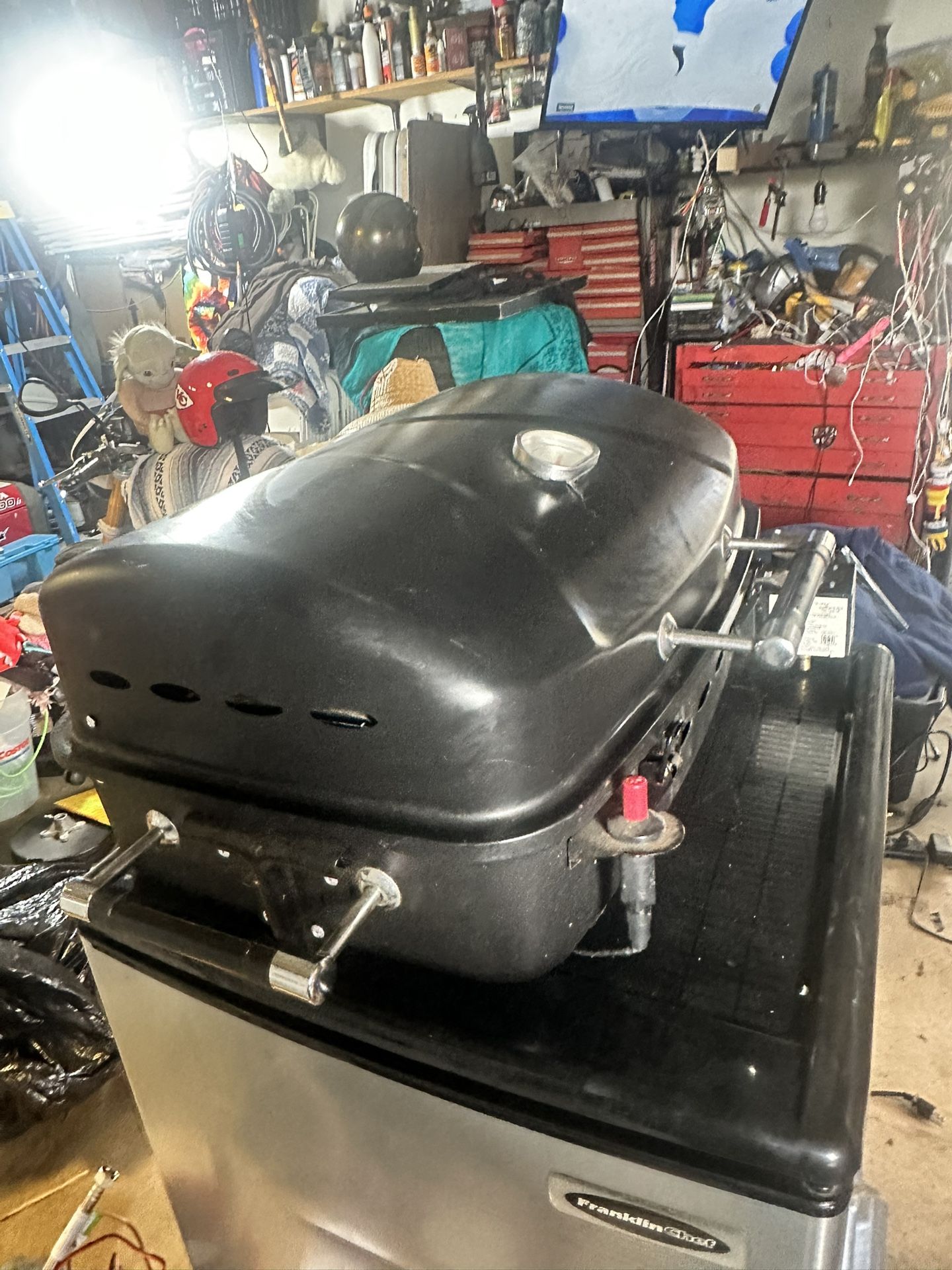 Small BBQ Grill Needs Gas Hook Up