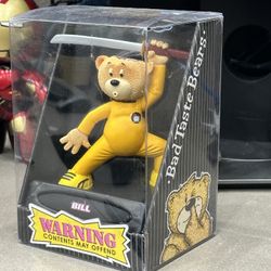 Rare Collectibles Bad Taste Bear Mini Resin Statue - Bill - Inspired by the Movie Kill Bill Figure