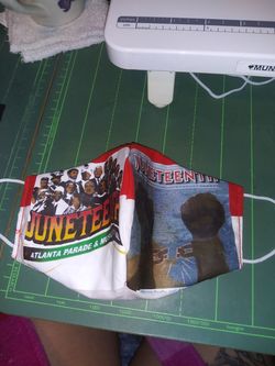 Juneteenth. Mask reversable