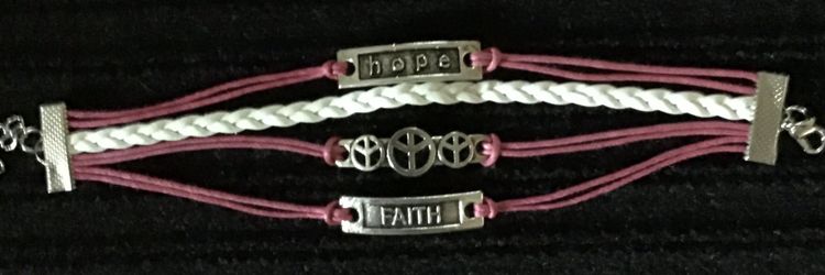 New leather charm bracelet