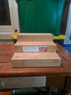 Bamboo 3-Tier Riser