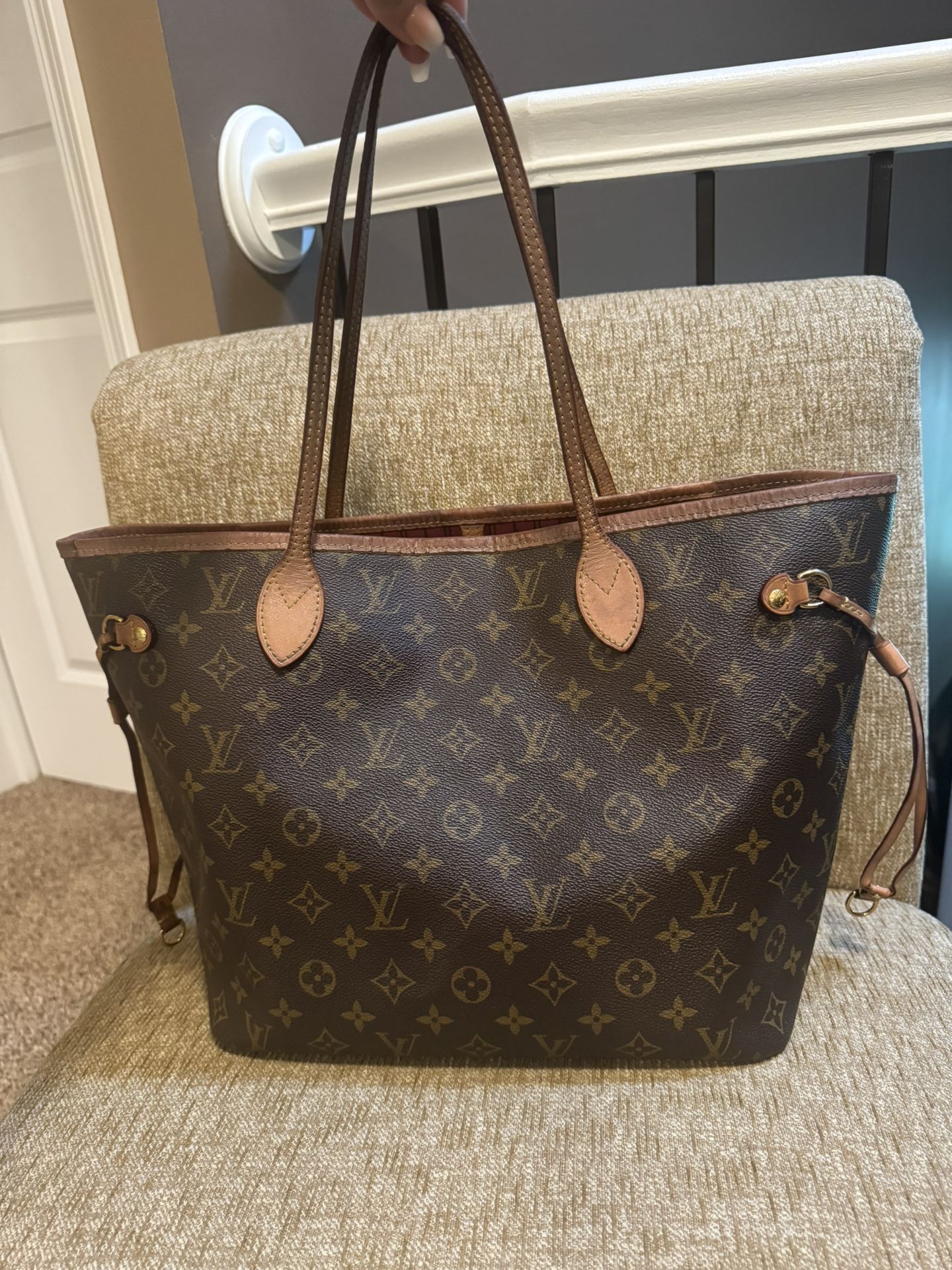 Authentic LV Louis Vuitton Neverfull MM Monogram