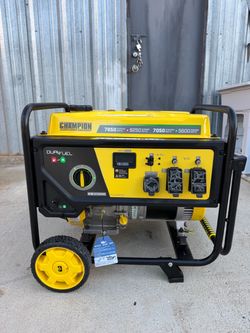 Champion dual fuel 7850 starting watts generator