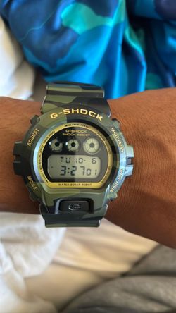 Camo gshock watch