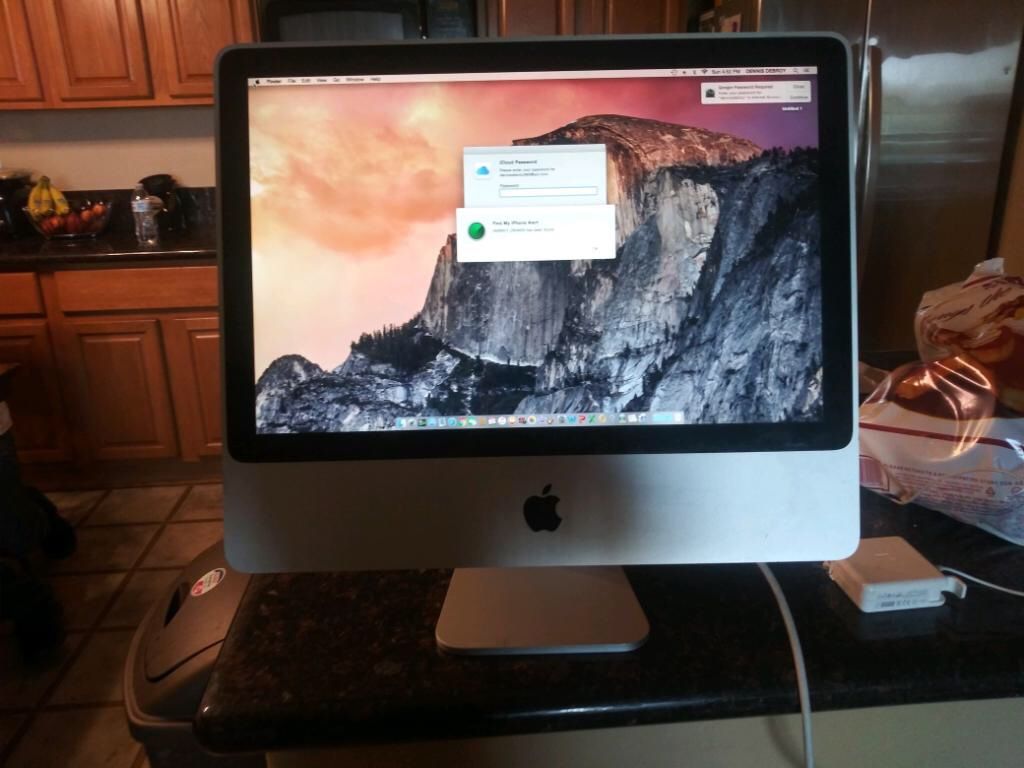 Mac OS X Version 10.10.5 Monitor