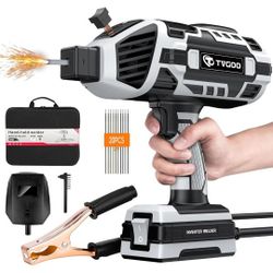 Portable Handheld Welding Machine - 110V IGBT Inverter Handheld Welder, 20-120A Portable ARC Welder, Hot Start & Anti-Stick for 3/32"-1/8" Welding Rod