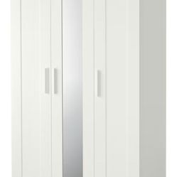 White Wardrobe with 3 doors OBO 