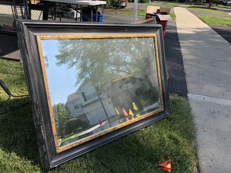 Big mirror with base