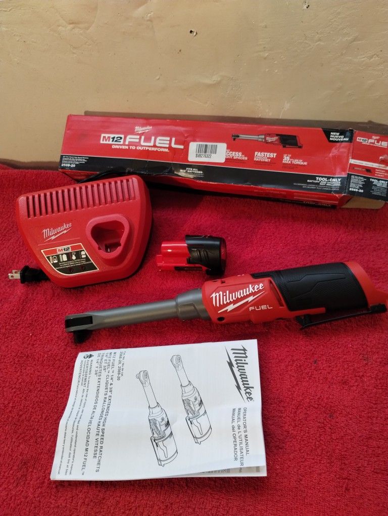 M12 Milwaukee Fuel 3/8 Extended Ratchet Kit $249
