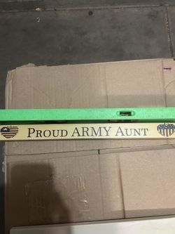 New Wooden plaque proud Army aunt