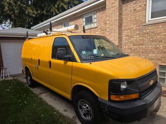Chevrolet Express Cargo Van Yellow