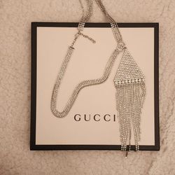Gucci Flora Silver Necklace