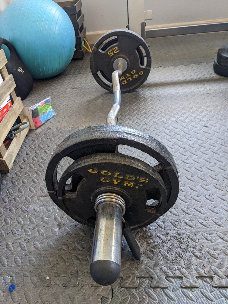 Gold's Gym Weight Set, Rack, Clips, And More For Sale In Scottsdale, Az 