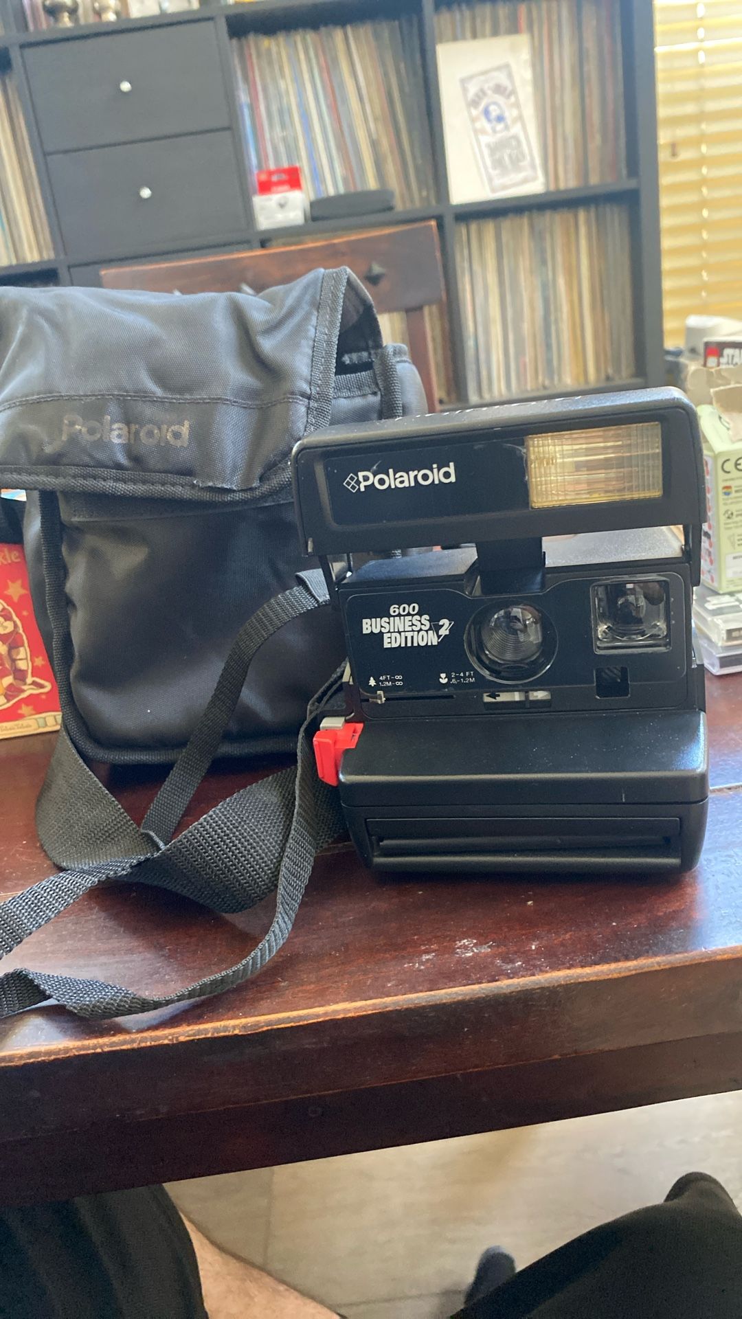 Polaroid Camera With Polaroid Bag