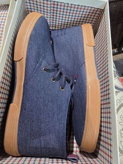 Ben Sherman Bristal Chukka Navy Denim shoes size 12 mens