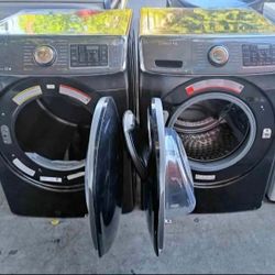 🍂SET WASHER AND DRYER SAMSUNG🍂✔️DARCK STEEL✔️🆓️FREE DELIVERY🆓️