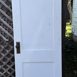 Antique Interior Door 28 1/4  x 79 1/4