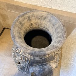 Thai Ban Chiang Tetracotta Floor Vase