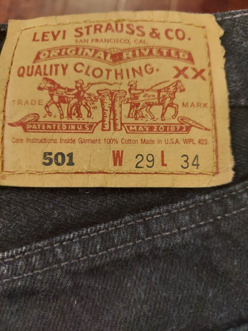 Vintage 501 Levi's Original Riveted