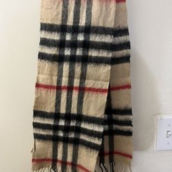 Burberry KIDS Vintage Check Cashmere Scarf AUTHENTIC 