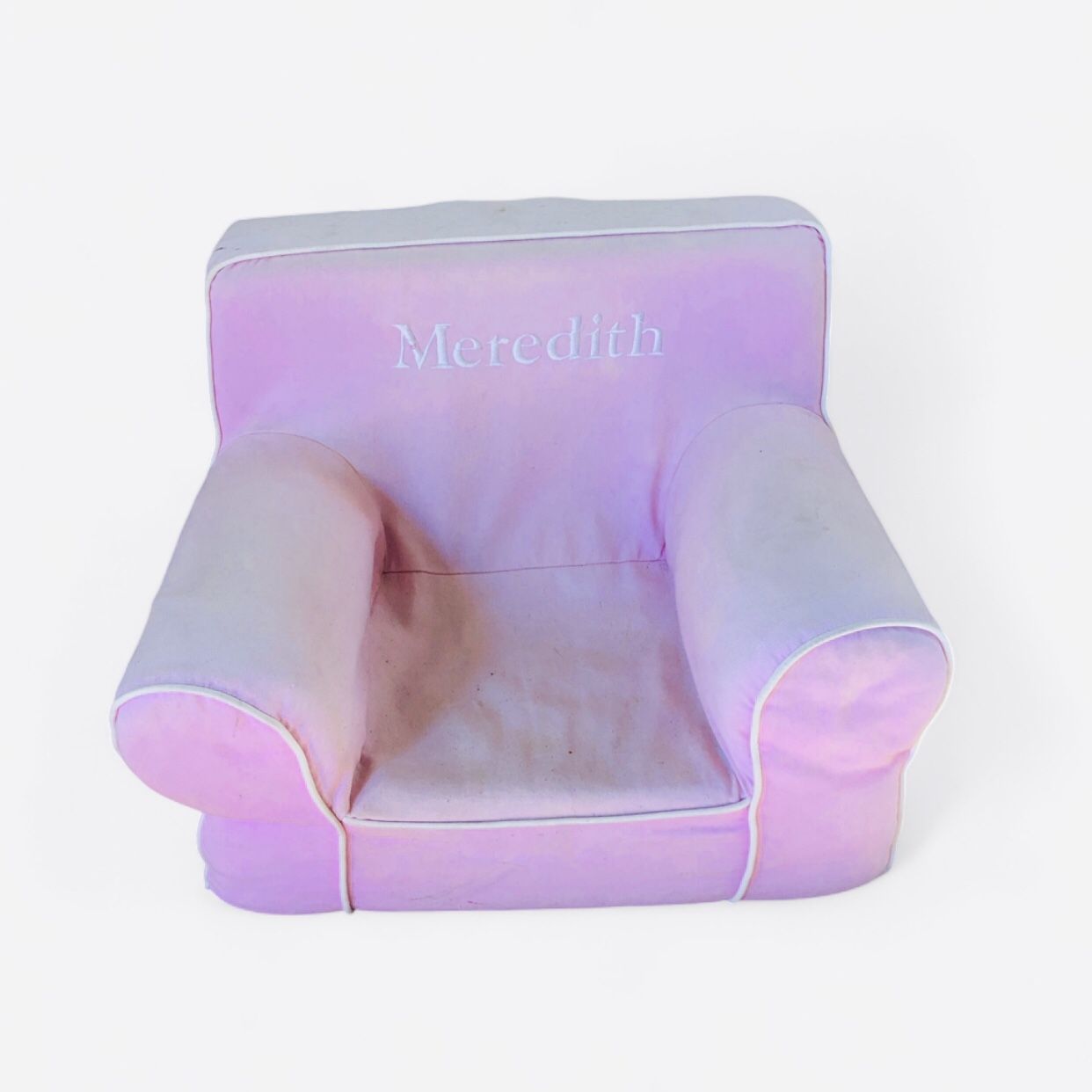 Pottery Barn Kids Anywhere Chair in pink