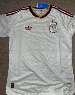 Spain Jersey  & Brazil Messi Ronaldo- Adult Small - Brand new w tags