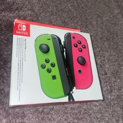 Nintendo Switch Joy Cons Pink And Green
