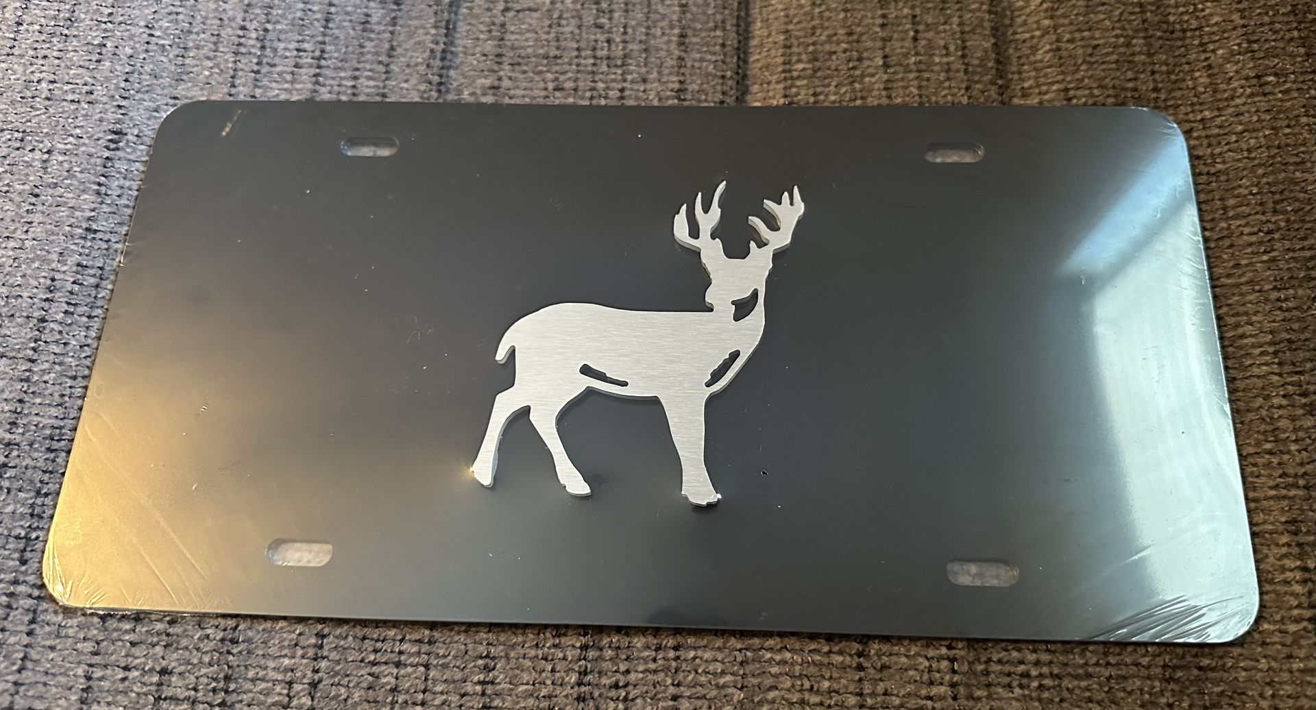 3-D Deer License Plate | Car tag for Deer Hunters or wildlife conservationists