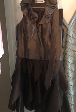 Holiday gown and party ruffle skirt with top, Worn only once. Excellent conduit