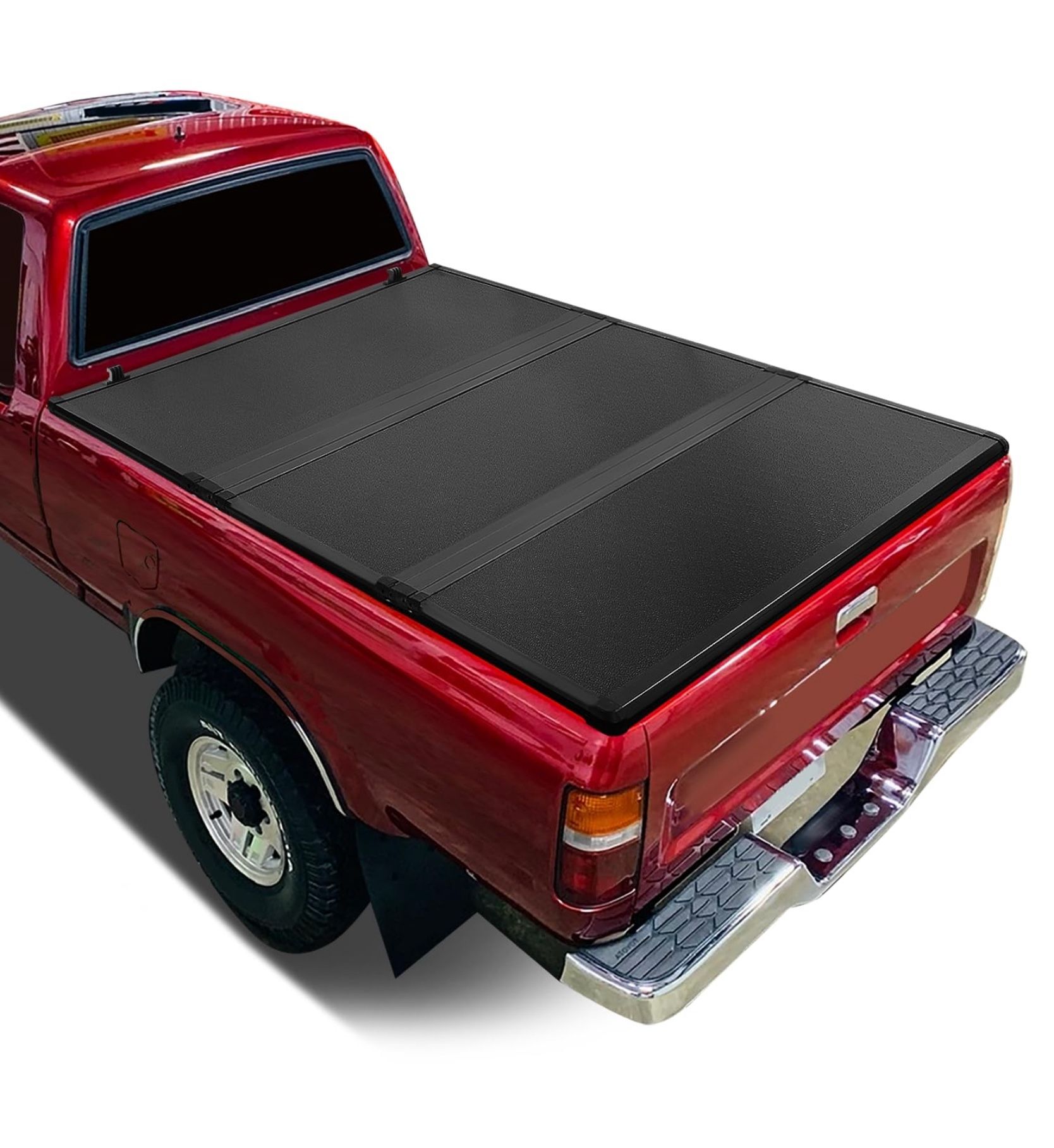 W#913 Auto Dynasty FRP Hard Tri-Fold Truck Bed Tonneau Cover Compatible with 1(contact info removed) Toyota 2004