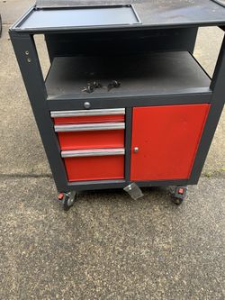 Westward Rolling Tool Cart Work Bench