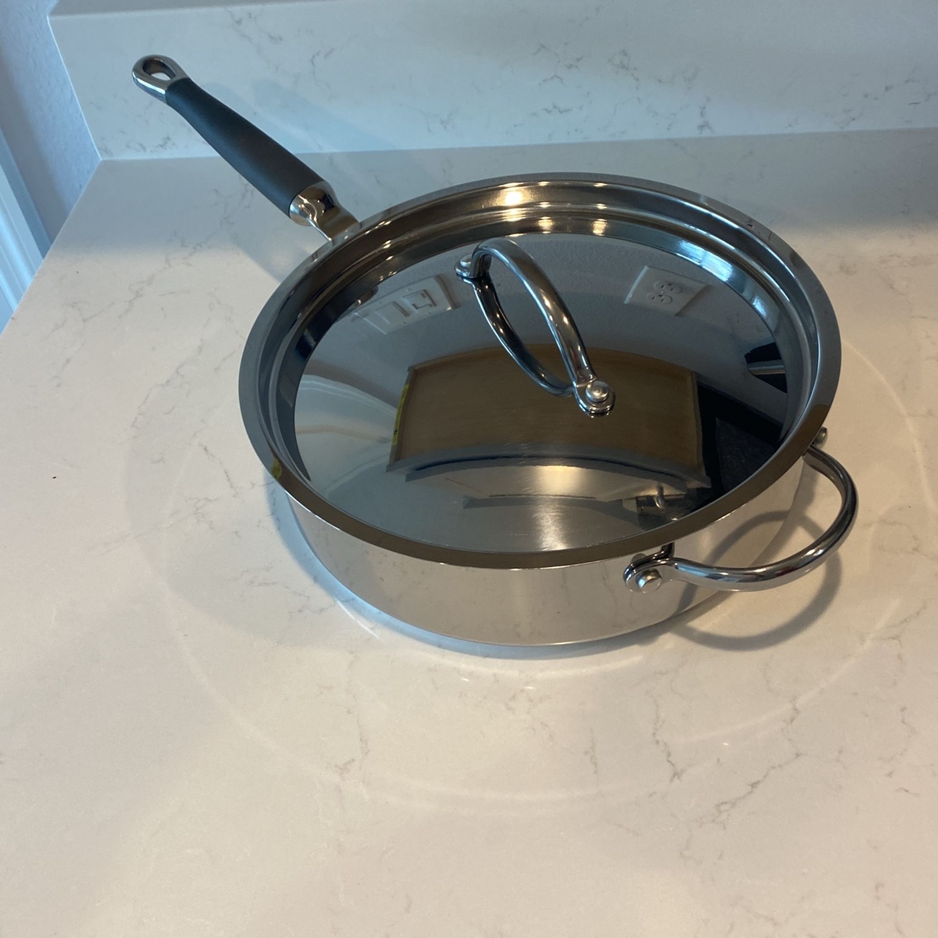 Large fry pan 12 inch $25 heavy duty