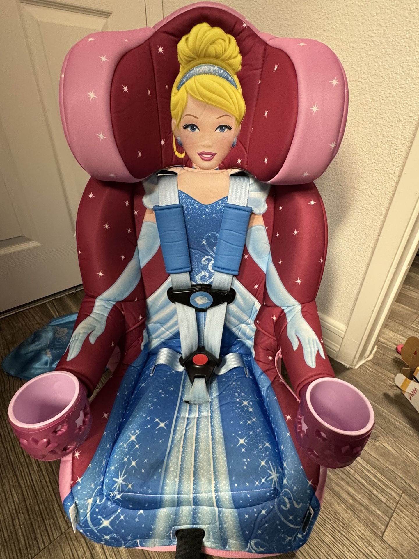 Kidsembrace Cinderella 2 In 1 Harness Booster Car Seat