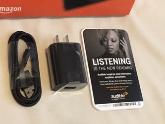 NEW Authentic Amazon KINDLE ** BOX + CHARGER + CABLE Only ** NO TABLET