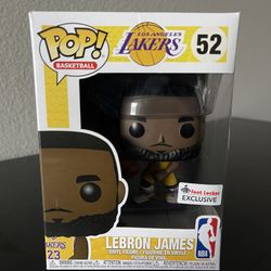 NEW LeBron James Funko Pop! Yellow Jersey #52 Footlocker Exclusive Vinyl Figure