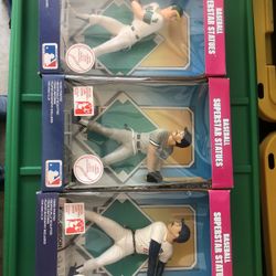 3 1988 Baseball Superstar Statues -Mattingly Gibson Canseco