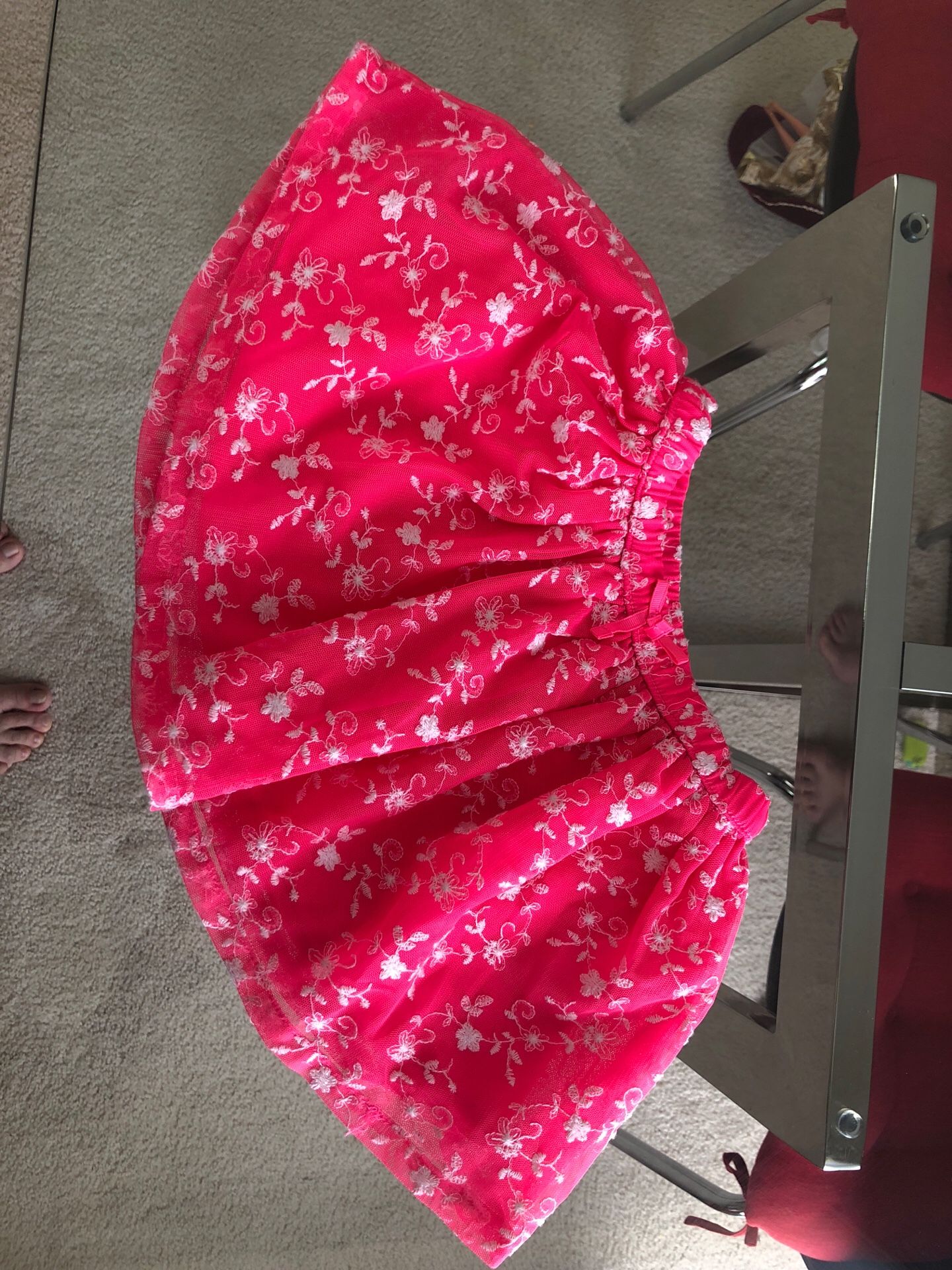 Baby girl , pink tutu skirt , 2 T