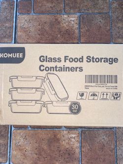 Glass Food Storage Containers   👉$25 (New)👈
