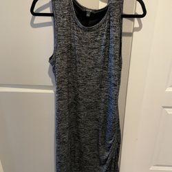 Gray Sleeveless Dress Large