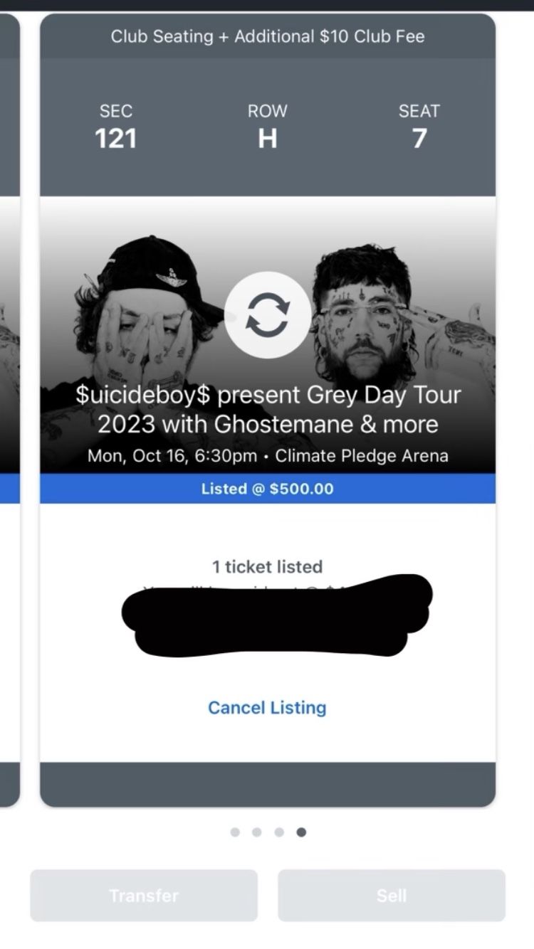 Suicideboys Tickets For Monday