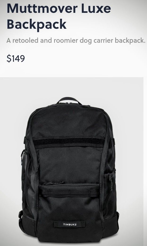 TIMBUK2 MUTTMOVER LUXE BACKPACK