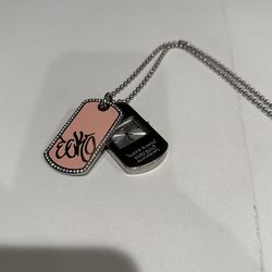Marc Echo Dog Tag Necklace 