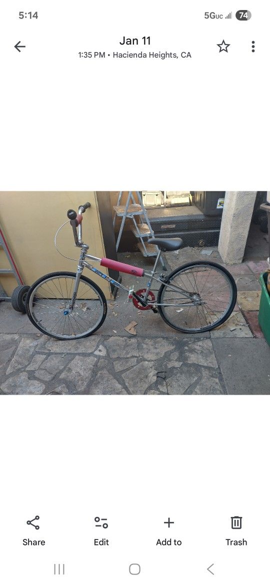 24" Elf cruiser BMX