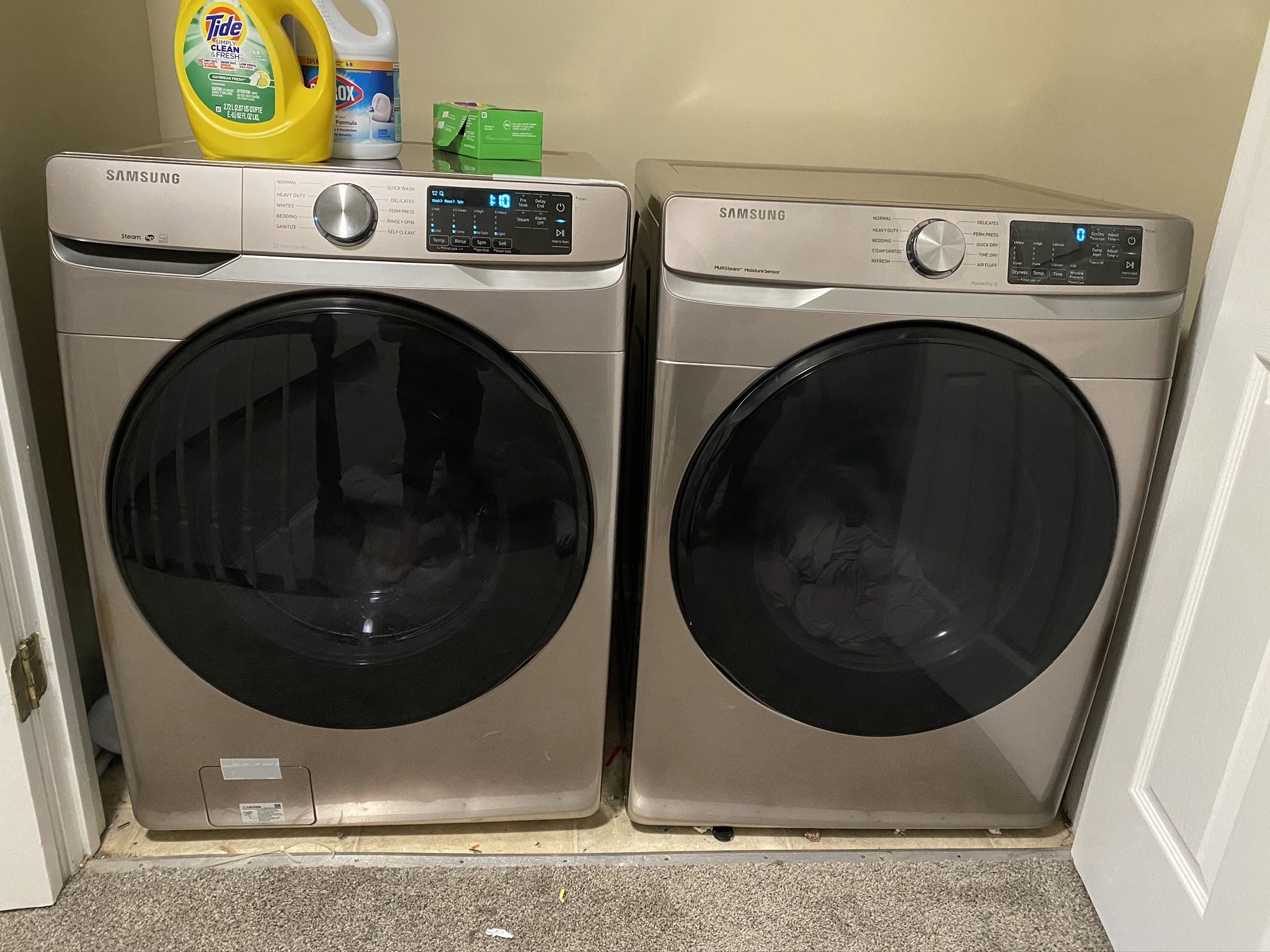 Samsung Washer And Dryer Champagne Color