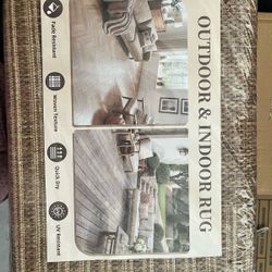 Outdoor / Indoor  5x7’ Rug