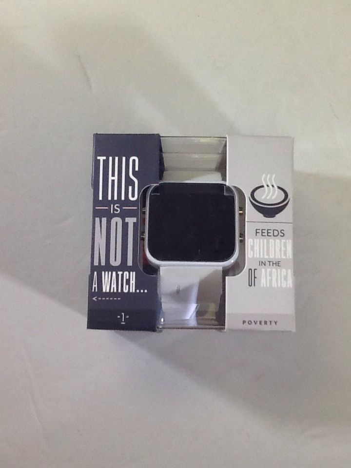 1Face Hunger Unisex Digital Watch White